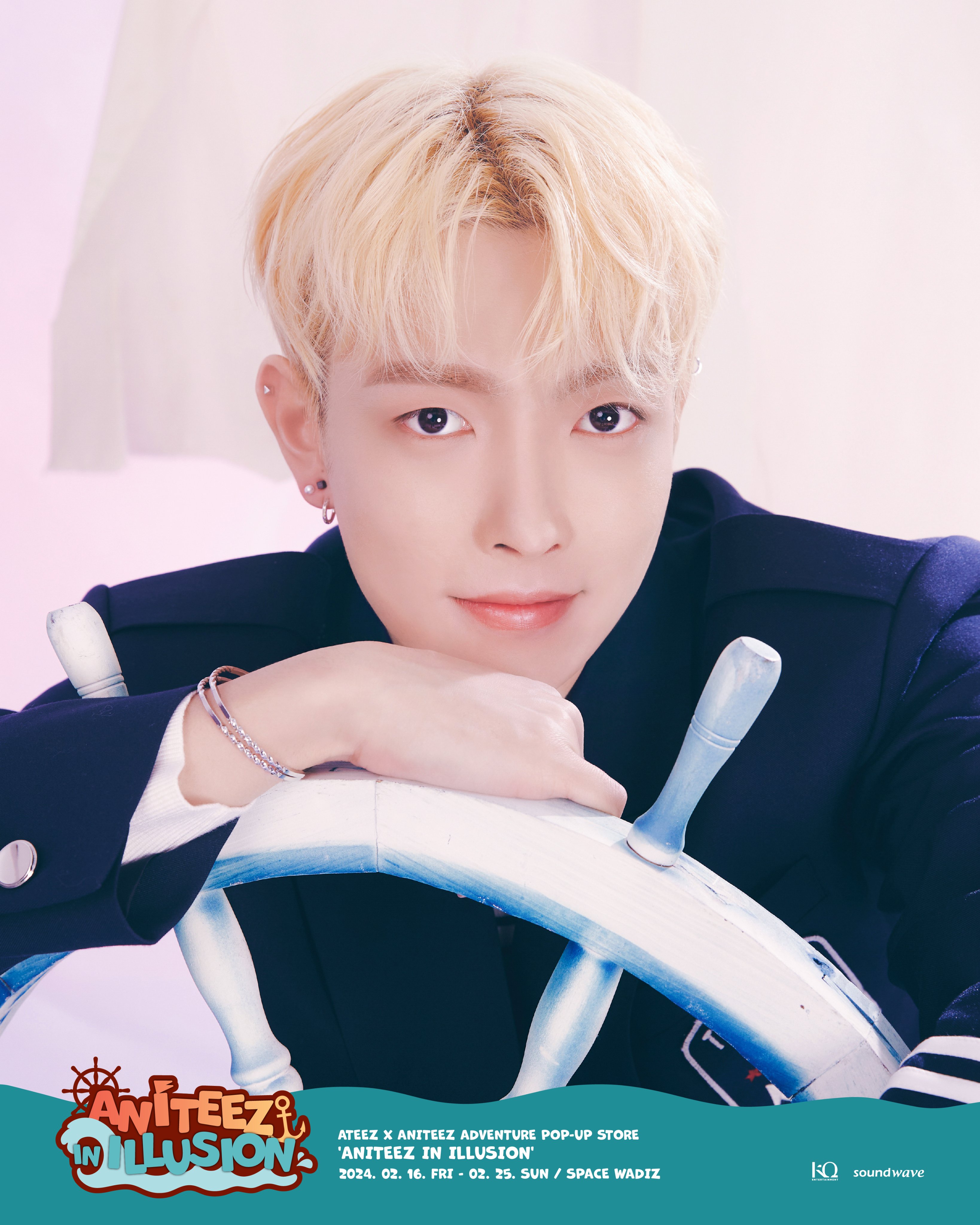 ATEEZ×ANITEEZ HONGJOONG Pocamarket, ATEEZ HONGJOONG ATEEZ X ANITEEZ ADVENTURE POP-UP