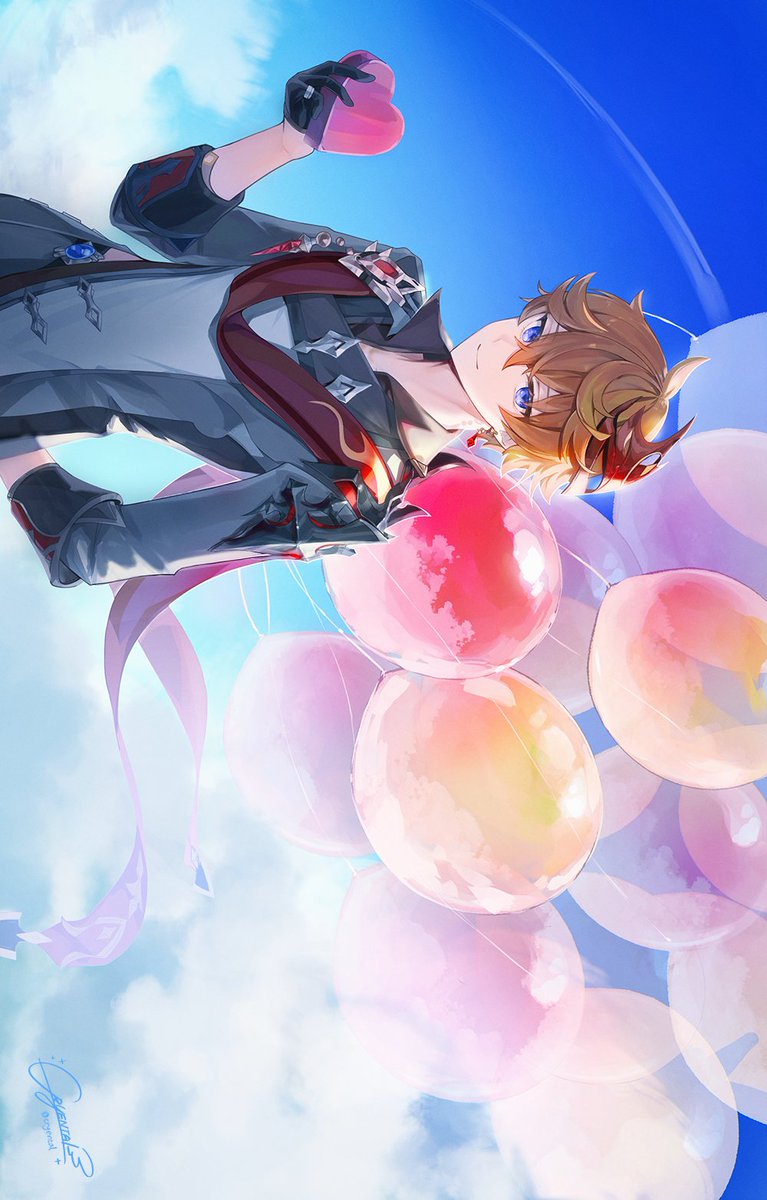 타르탈리아 생일에 그렸던거 

#原神 #GenshinImpact #タルタリヤ #childe