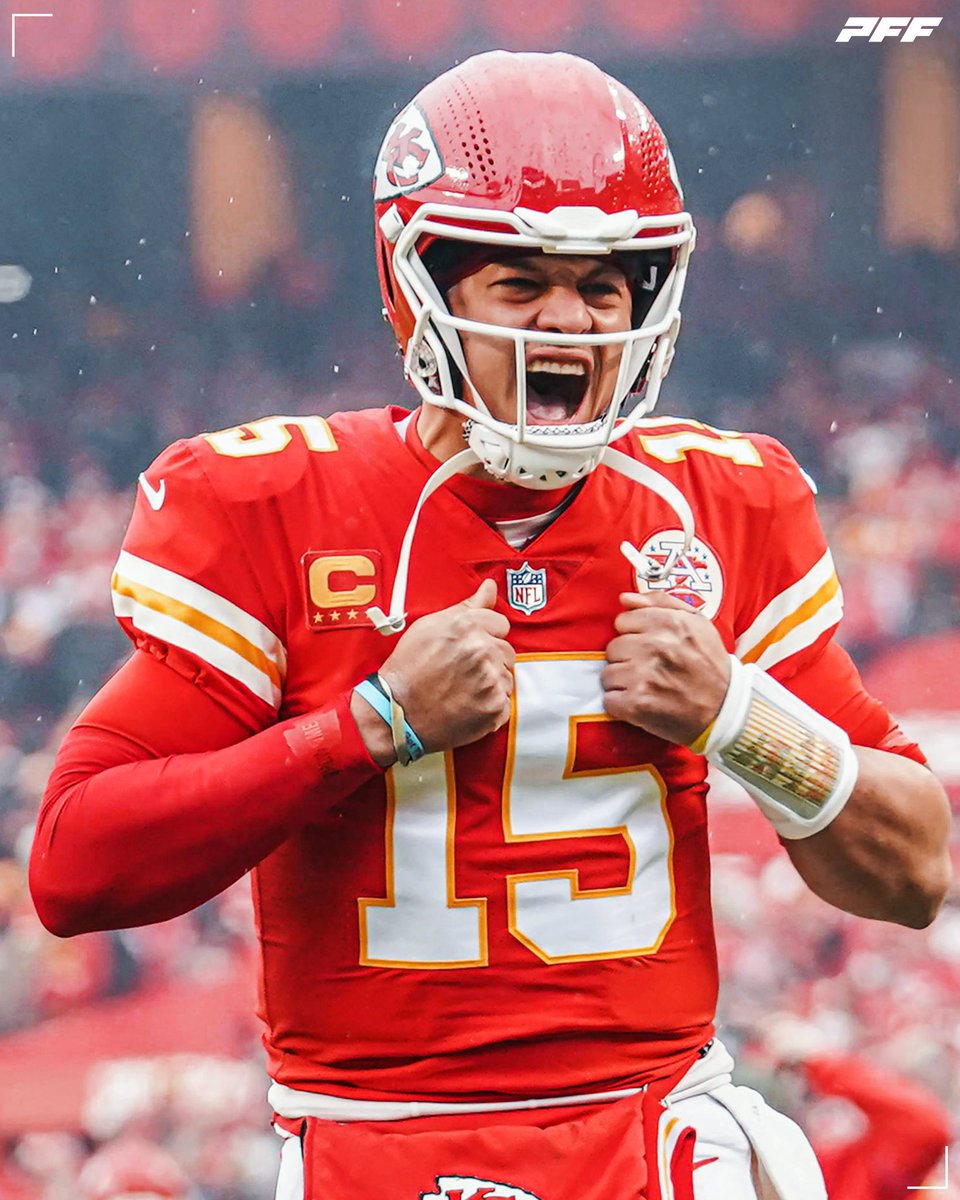 PFF's tweet image. Welcome to the Chiefs Dynasty