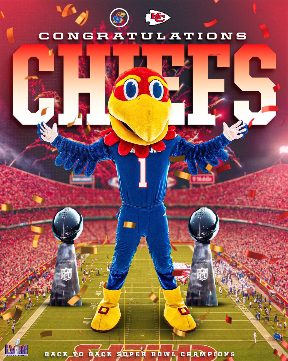 Back-to-back Super Bowl Champs 🏆🏆

Congrats partner, <a href="/Chiefs/">Kansas City Chiefs</a>