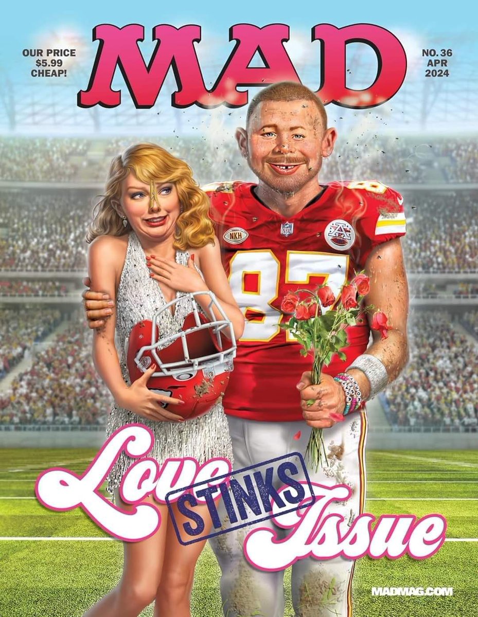 Jenny4Trump24's tweet photo. Great job @Chiefs screw you @tkelce and @taylorswift13 you both suck and you took the limelight from the team. Plus we will never forget #travisKekce pushing coach #AndyReed. #TravisKelce you’re a pig! https://t.co/xQXf0SVnDm