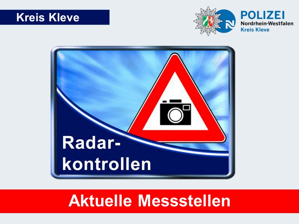 Die #PolizeiNRW #Kleve führt #Geschwindigkeitskontrollen durch fcld.ly/1zyy16p