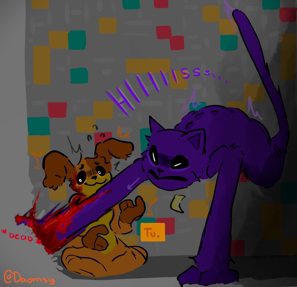 DAOMSY's tweet photo. POPPY PLAYTIME - CapNap and DogDay
(Le hice flasheo a personajes del chapter 3)
#PoppyPlaytime #PoppyPlaytimeChapter3 #comic #Photoshop #paint https://t.co/v9dQFtZfDu