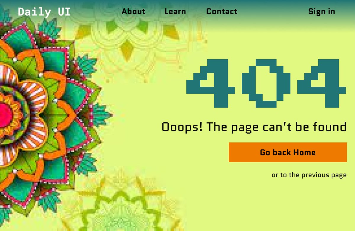 Day 008 of 100 : 404 page

#100daysUI #DailyUI #uidesign #ui #ux