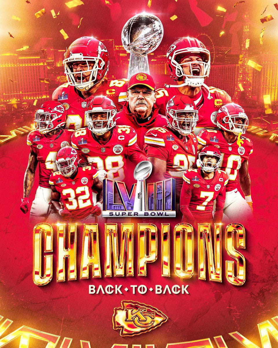 @Chiefs Back to Back Champions, The dynasty 🏈