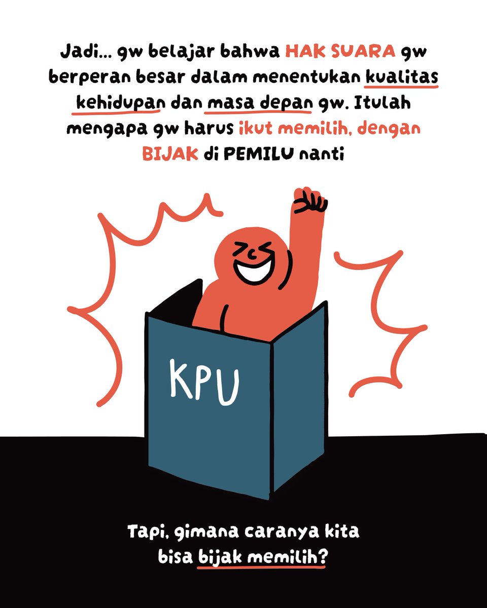 itsmeowpage's tweet photo. “Gw GAK PEDULI sm POLITIK.”

…sampe gw sadar bahwa semua hal yg bikin gw risih dan cemas, scr gak langsung disebabkan oleh kebijakan dan regulasi POLITIK 😔 https://t.co/4otIkwzVkG