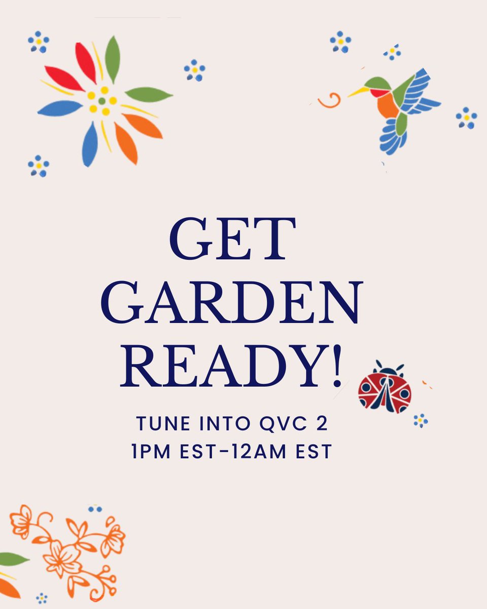 taratemptations's tweet photo. Get ready to dig into the ultimate garden extravaganza! πΏ Join @temptationsLisa on @QVC for a bloomin' good time! The fun starts now!
Show times here: https://t.co/ldkdDT8X0Q
π» Shop here: https://t.co/42lPjHzCgG #GardenParty #OutdoorGathering #BackyardBash #SummerSoiree https://t.co/0gZdRrerCT