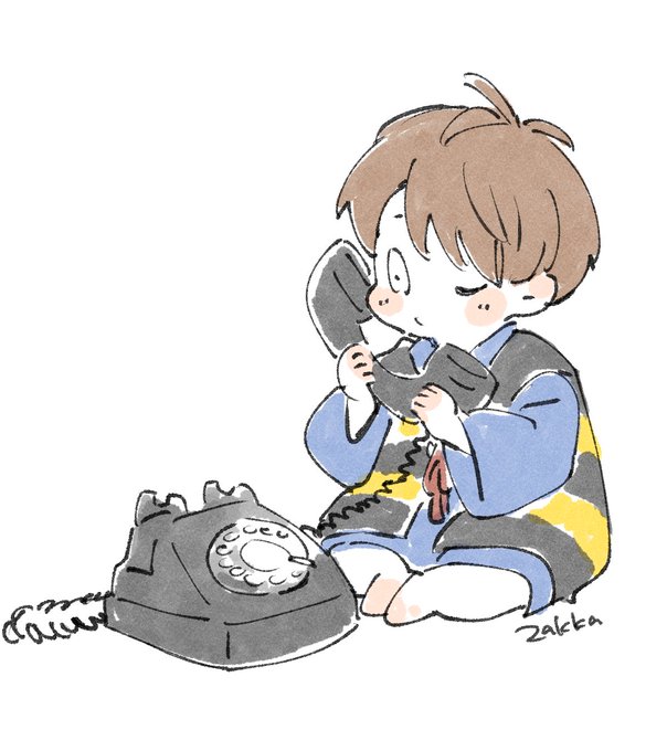 「talking on phone」 illustration images(Latest)