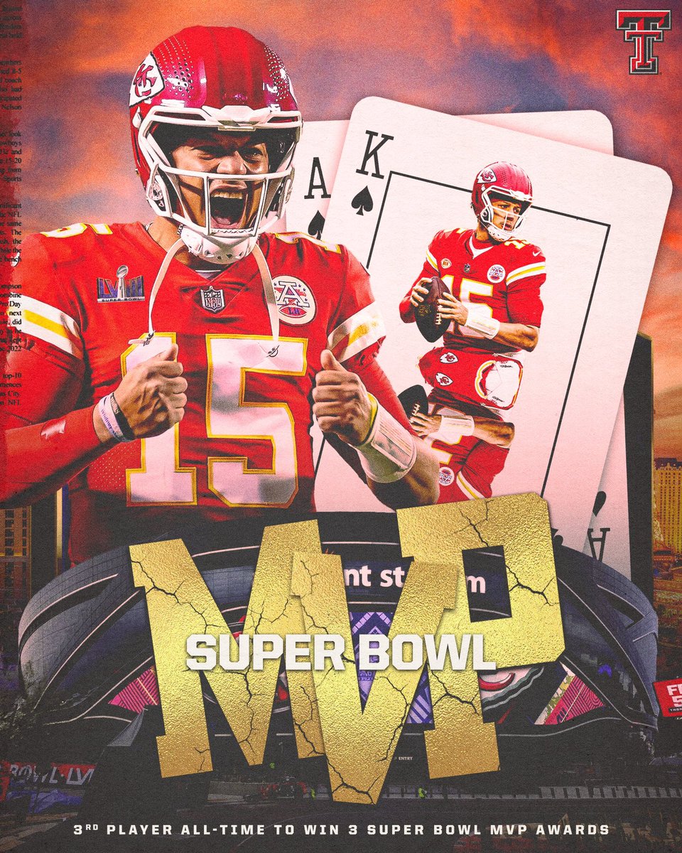 Never bet against <a href="/PatrickMahomes/">Patrick Mahomes II</a> 💪

#WreckEm | #SuperBowl