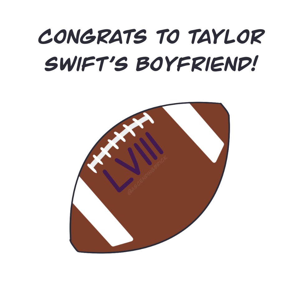 Ascendingbrick's tweet photo. What a game! 🏈 
.
.
.
#comic #digitalart #taylorswift #swifties #traviskelce #superbowl #superbowllvii #nfl #gochiefs https://t.co/7W2kQIa8R9