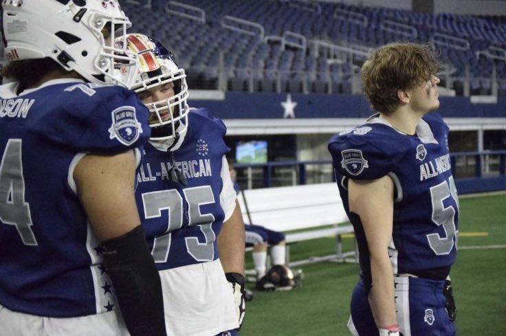 CooperLovingood's tweet photo. I know it’s late but thank everyone for the journey and all the help along the way and most importantly all glory to God! @KstillsR @BlueGreyFB @shemar6em @Dvestal02 @SequoyahFootba1 #bluegreyallamerican https://t.co/jRmXsr5V0z