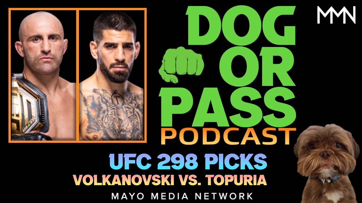 UFC 298 Picks, Bets, Props w/ @PaulShag & @CjSaftic youtu.be/yUzMHnMrlHM Apple: apple.co/2EO5trZ Spotify: spoti.fi/35EZVLk