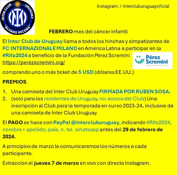 #Rifa2024 @InterClub_Uy @perezscremini @Inter_es