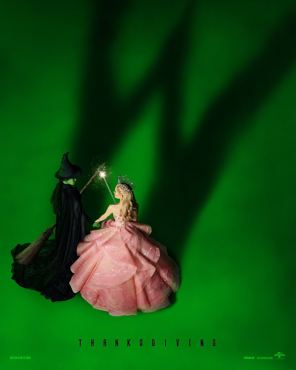theegrandeheels's tweet photo. FIRST OFFICIAL WICKED POSTER https://t.co/2xbVMWAtHJ