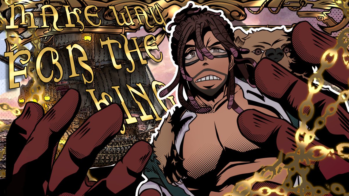 BigBearPlayz's tweet photo. Yer-ho-ho and welcome all,
Your former King of the Caribbean will be starting the Royal part of Persona 5 Royal with @PharaohRamsesVT and we are live NOW.
The Pirate and the Pharaoh in Persona5 Royal.
#VtuberEN #Vtuber #Persona5Royal #AtlasLive https://t.co/zghxUG0wyi