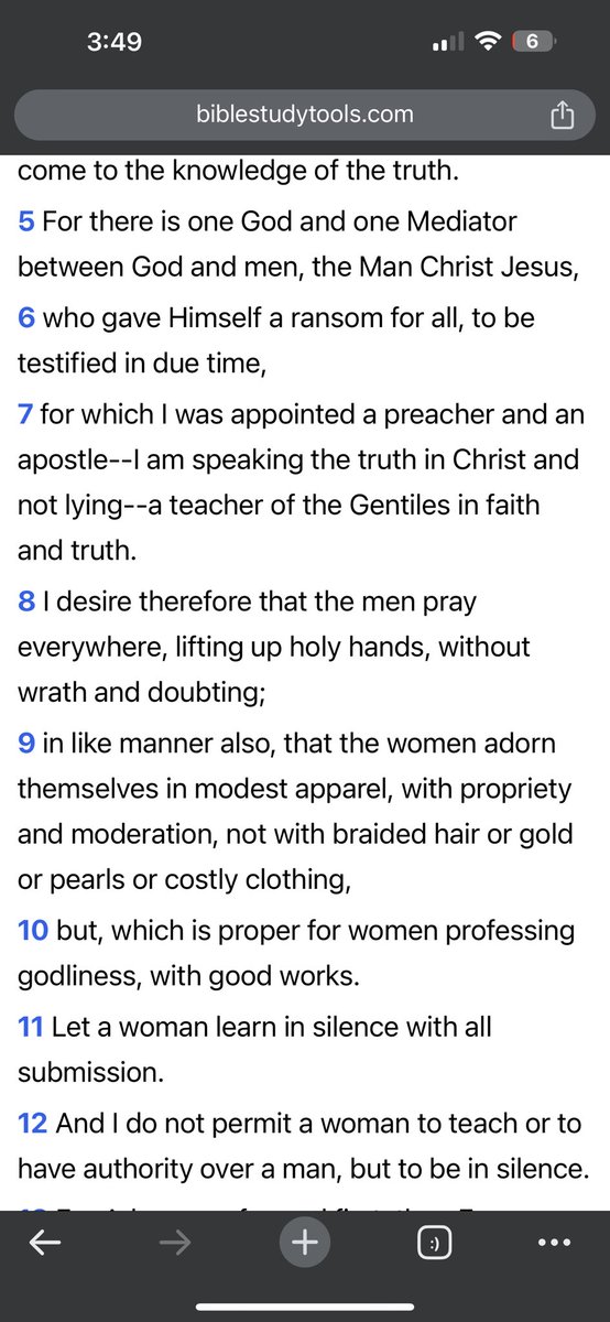 CheesUsTweets's tweet photo. Timothy 1-2:8-9
8 Therefore I want the men everywhere to pray, lifting up holy hands without anger or disputing.
9 I also want the women to dress modestly, with decency and propriety, adorning themselves, not with elaborate hairstyles or gold or pearls or expensive clothes, https://t.co/DRaitBMRYQ
