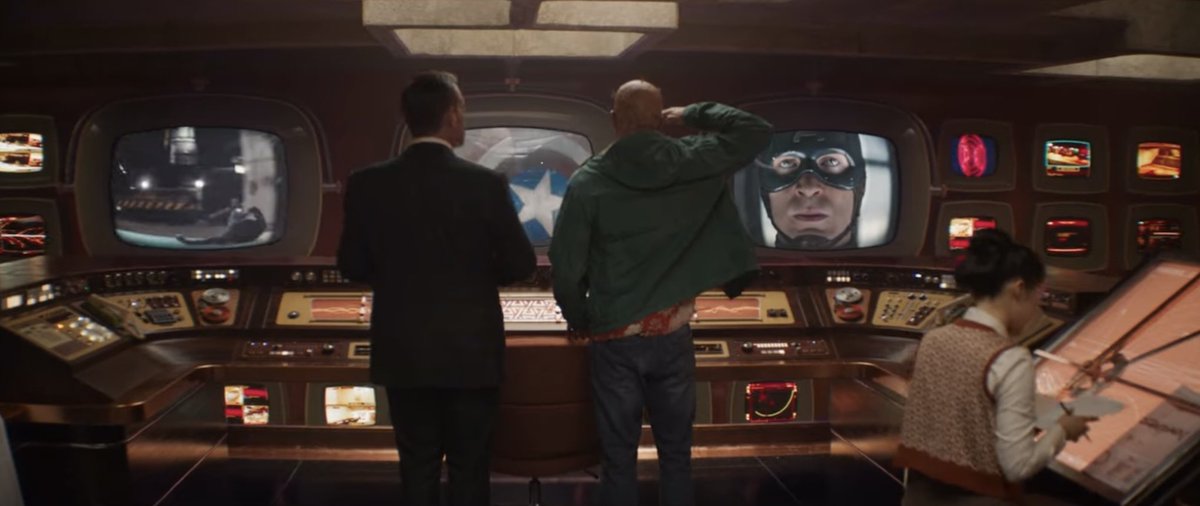 awngrs's tweet photo. #DeadpoolAndWolverine 
the TVA in deadpool 3 trailer???? WE ARE SO BACK https://t.co/izgZIgZZ9v