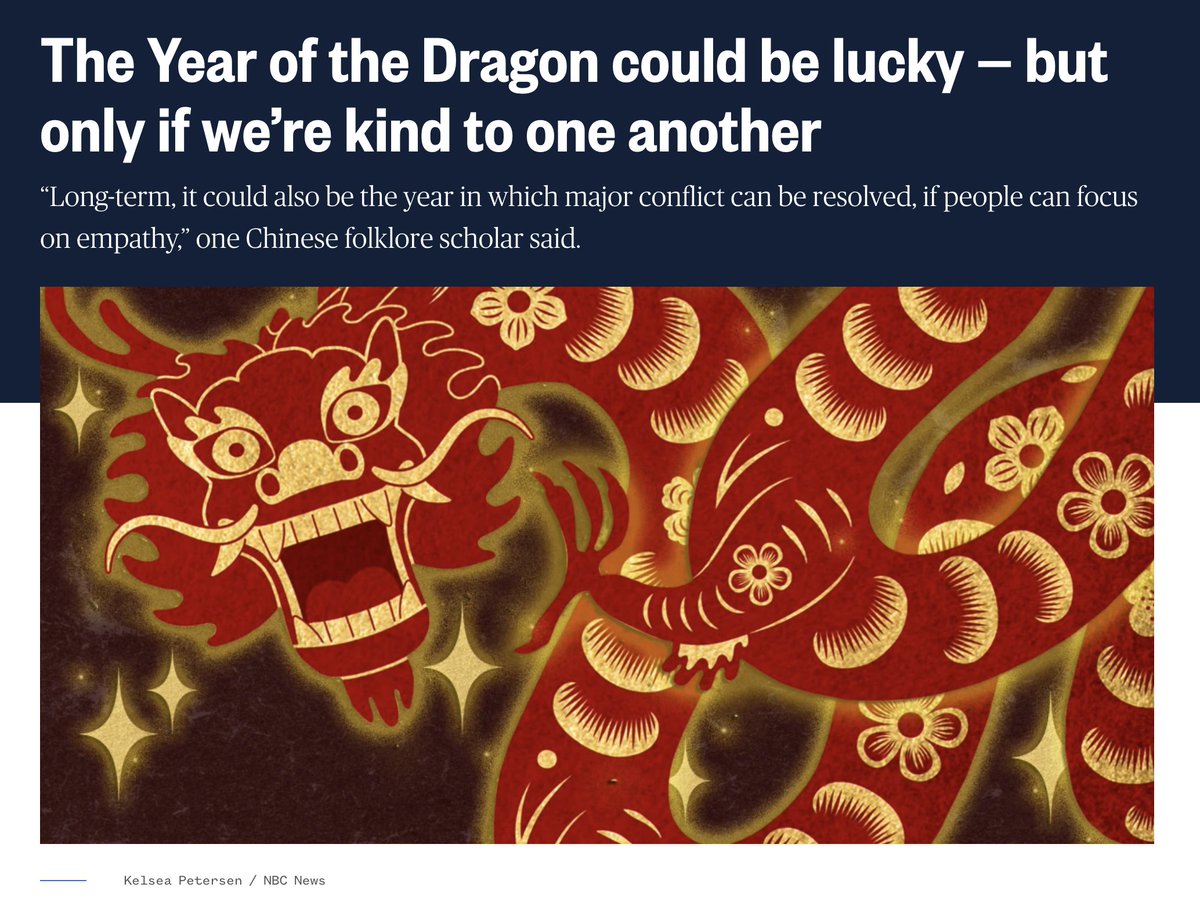 mishacollins's tweet image. 恭喜发财!
(新年快乐!)

Happy Year of the Dragon! I don’t know much about the Chinese zodiac, but I do know that spending this year cultivating empathy &amp;amp; fostering kindness sounds like a good plan for us all.

Here’s a good place to start: randomacts.org…