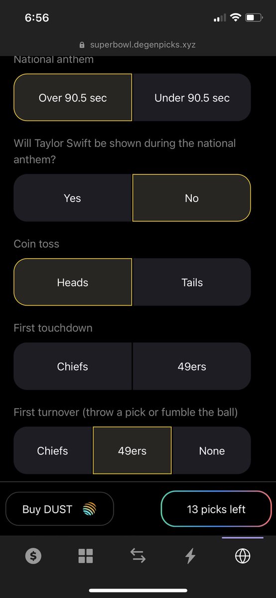 FIRST TURNOVER BY NINERS (FUMBLE)