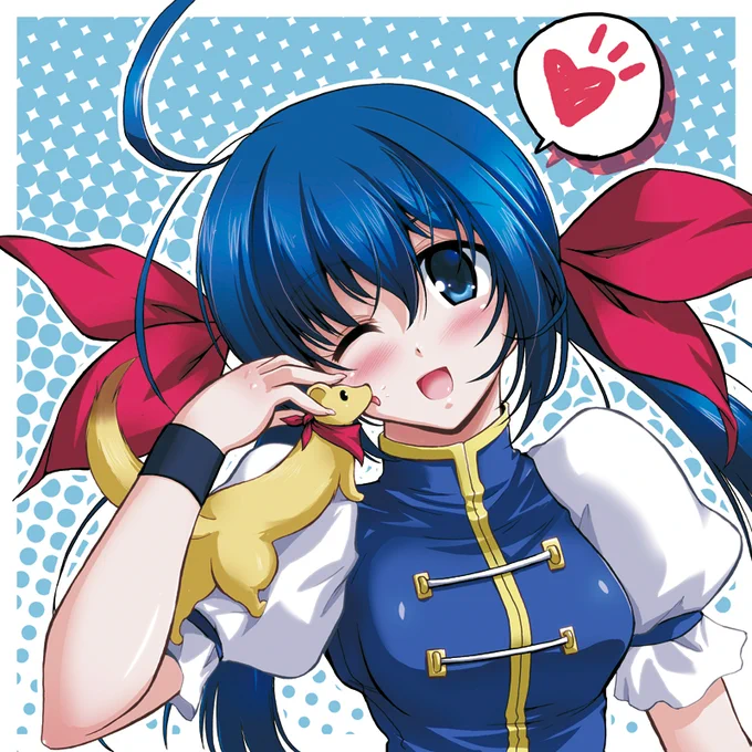 当時SNKプレイモアのガラケーサイト・iモードゲーム用に描いた絵。絵柄が懐かしい 