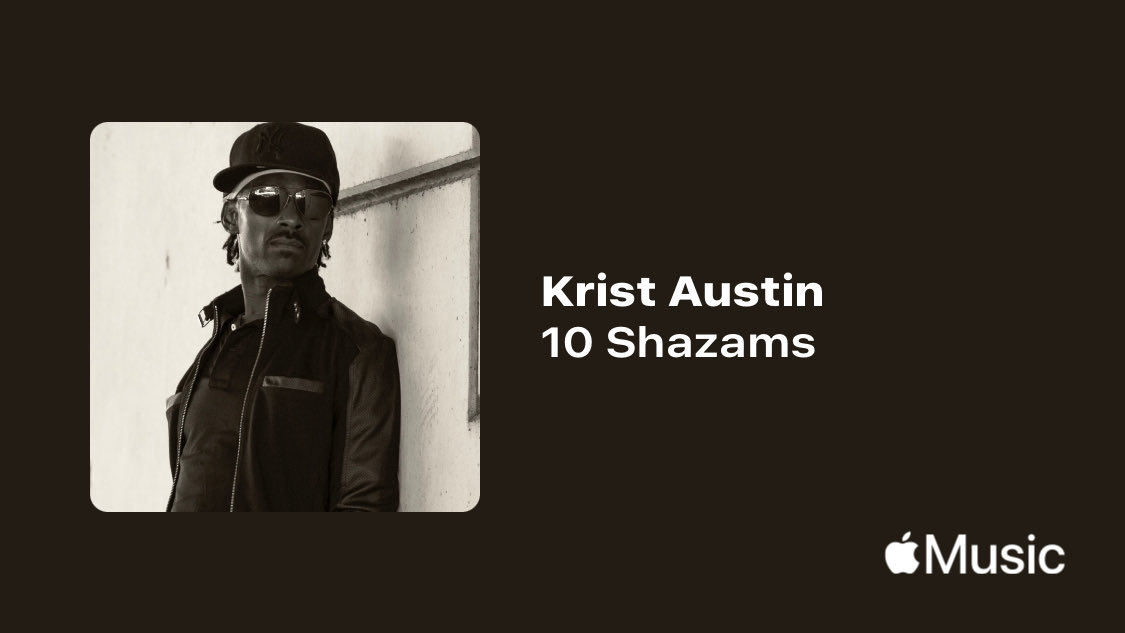 Krist_Austin's tweet photo. Just passed a new Milestone on @AppleMusic. Thanks for listening!
https://t.co/BgbHOWC3WB https://t.co/wkgUEATaht