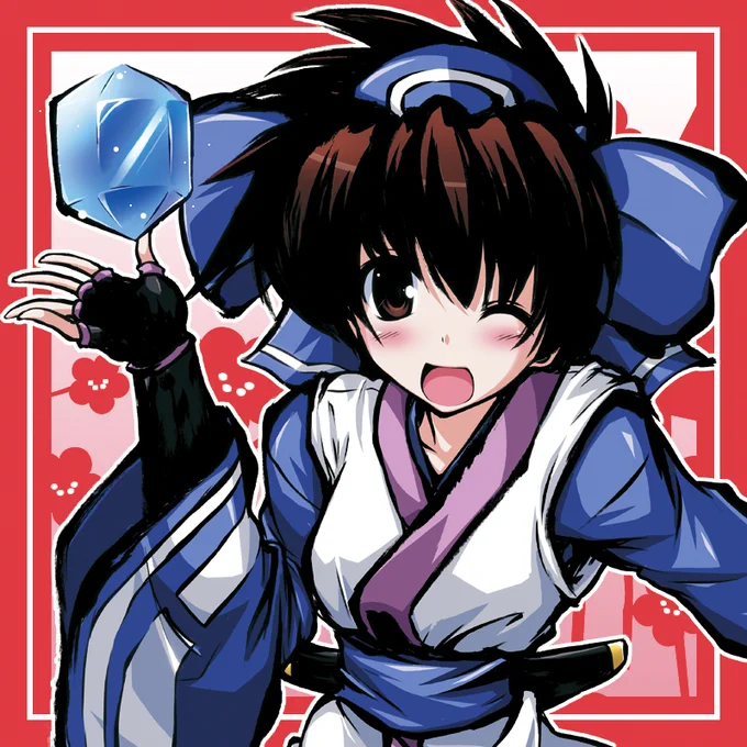 当時SNKプレイモアのガラケーサイト・iモードゲーム用に描いた絵。絵柄が懐かしい 