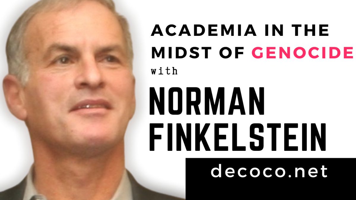 decoco_net's tweet photo. 🎥“Academia in the Midst of Genocide” a dialogue with Norman Finkelstein. A New Conversation Available 🗣️ in [decoco]

🔍Explore with us the fade Western academic discourse on the genocide in Gaza. Watch here: https://t.co/glD16hZJ87

#EpistemicResistance #decoco https://t.co/I4pgXO4FU4