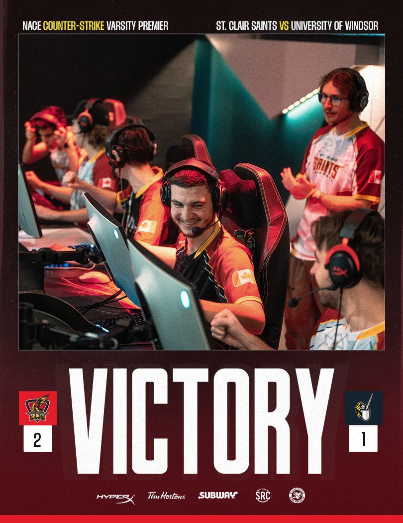 Windsor's best 👑

We move up 2-0 in NACE Varsity Premier!

#SaintsCS