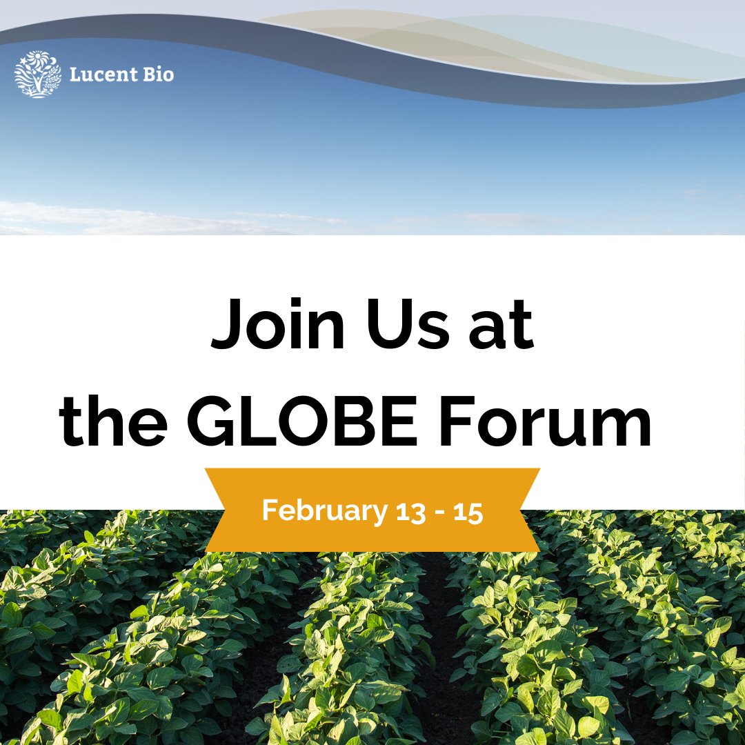 🌐 Join us at the GLOBE Forum at the Vancouver Convention Center from February 13 - 15! Timo, our Sustainability Advisor, will be onsite and is eager to discuss all things Lucent Bio. Connect with him on LinkedIn: hubs.ly/Q02kCQFV0 #GLOBESeries #GLOBEForum #GLOBEForum2024