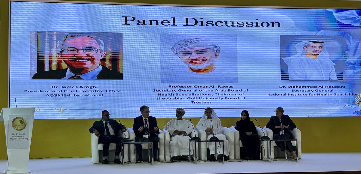 James Arrighi, MD (@arrighijames) on Twitter photo I was proud to be on faculty at the 2nd Emirati Conference on Medical Education, with <a href="/ACGMEI/">ACGME International</a> as a key collaborator. It was great to see thought leaders from around the world contribute to the sessions. Congratulations to the NIHS team in UAE! I was proud to be on faculty at the 2nd Emirati Conference on Medical Education, with <a href="/ACGMEI/">ACGME International</a> as a key collaborator. It was great to see thought leaders from around the world contribute to the sessions. Congratulations to the NIHS team in UAE!