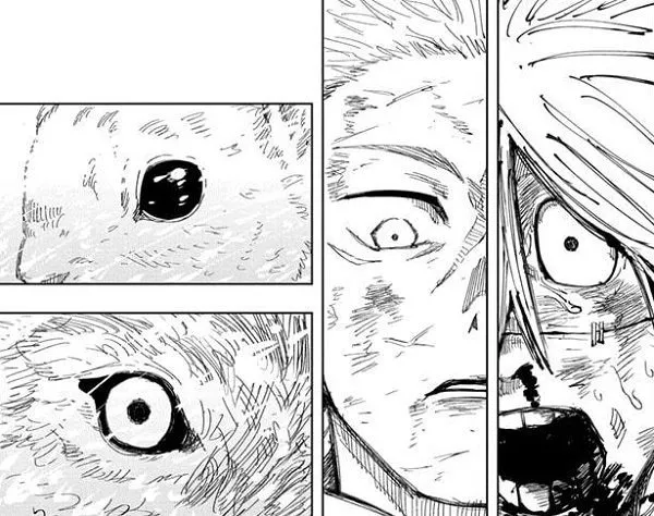 AnubisShiffer's tweet photo. @sonic1nstinct I was talking with my brother about how the Yubel arc its basically shibuya before shibuya. Like here you can swap itadori/mahito with jaden and Broon mad king of underworld. They are both so fucking done with their BS at this point https://t.co/u2U3mTC2Ju