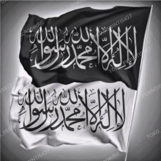 A THREAD

"BENDERA NABI GUNDULMU"

Kemarin saya POSTING gambar bendera HITAM dg tulisan warna putih "لااله الّاالله محمّدرسول الله" banyak yg gerah dg mengatakan saya Kafir lah, sesat lah, anti TAUHID lah, Iblis lah dan mengatakan bahwa itu "Bendera TAUHID, Bendera NABI MUHAMMAD)
