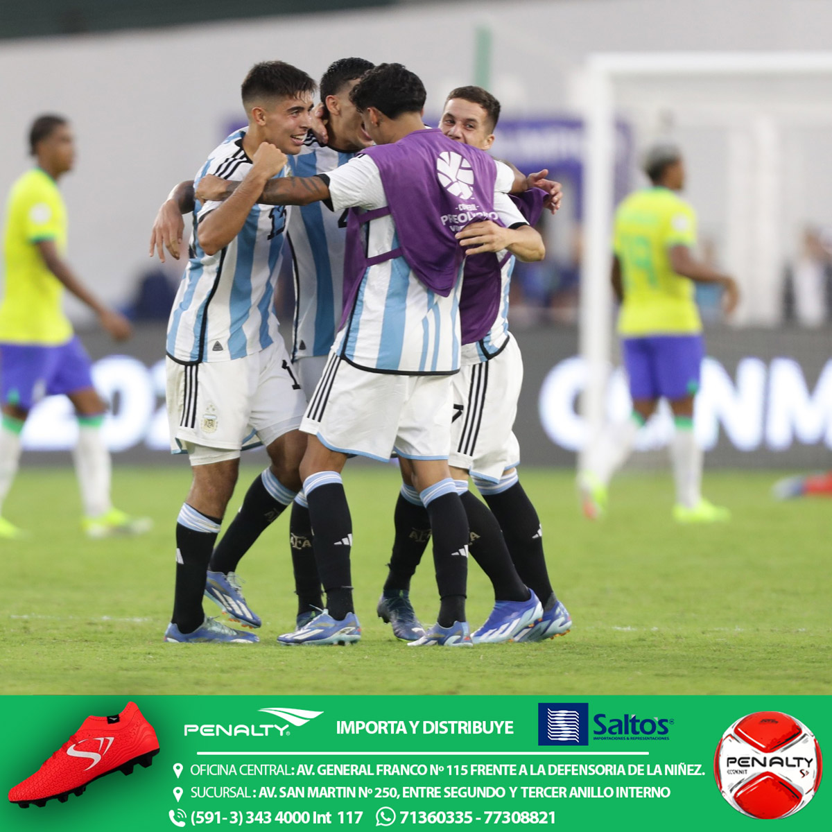 juanpasten2010's tweet image. #FaseFinal 
#torneopreolímpico
Argentina venció a Brasil por 1 – 0 y se clasificó a los Juegos Olímpicos Paris 2024.