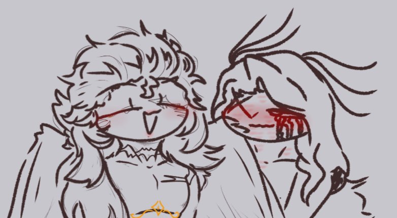 Voidzra's tweet photo. Imagine @ellian_roses kissing their husband, Zenvis. Imagine
#art #artist #voidzra #digitalart #oc https://t.co/LJYCtvJAgw