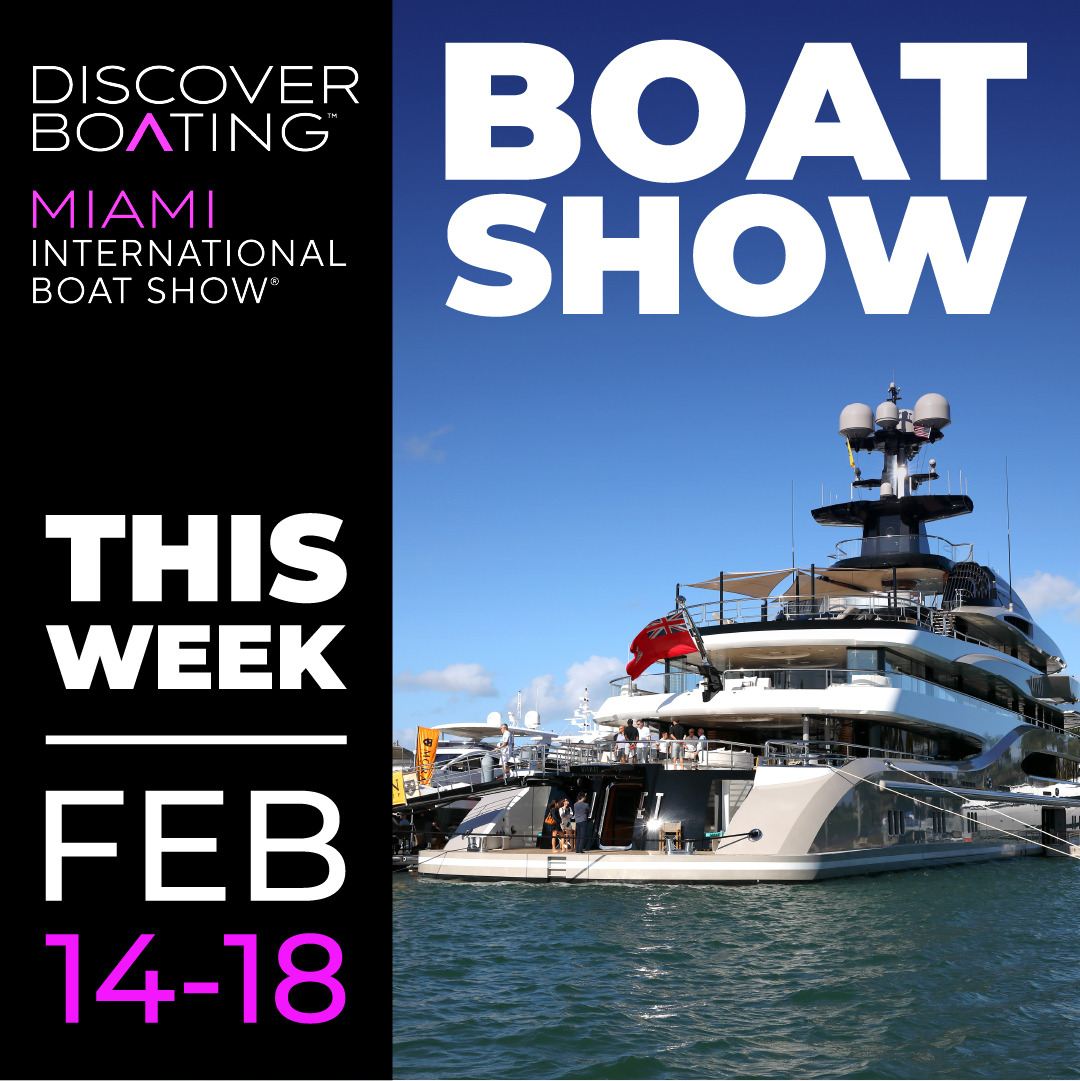 Miami, we're coming for you 😎 Get your tickets now &amp; experience the Largest Boat &amp; Yacht Show in the World 🌎 Discover everything boating, from kayaks to superyachts to the latest marine accessories! #DBMIBS2024 is one you won't want to miss 🔗 Tickets: bit.ly/3tgyt5a