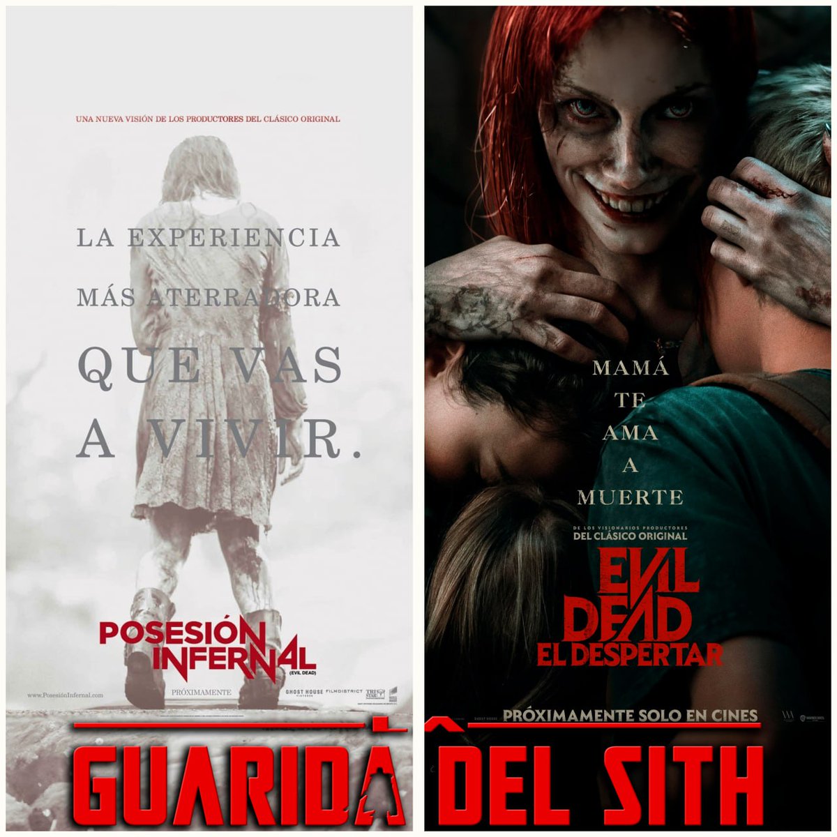 LaGuaridaSith's tweet photo. Esta semana exploramos el aterrador universo de Evil Dead con las películas "Evil Dead" de 2013 y "Evil Dead Rise". Prepárense para sumergirse en el horror más brutal
#EvilDead #LaGuaridaDelSith #PodcastDeTerror #CineDeTerror
#ivoox https://t.co/g6XgFo1gmC https://t.co/rOVu8407jv