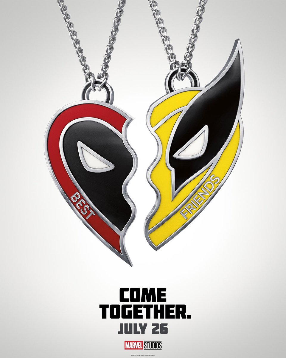SeriesUpdateFR's tweet photo. La première affiche promotionnelle du film Deadpool 3. https://t.co/ve8MNk1Dd3