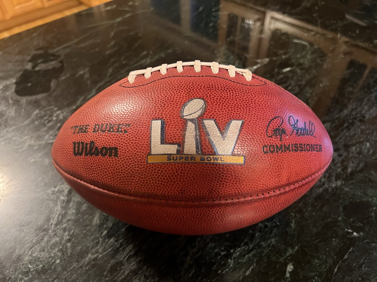 Super Bowl Record 55 Yard Field Goal by Jake Moody! In honor of #SuperBowlLVIII I will be giving a random person who retweets this post, follows this account, and comments #AllAmericanWay a game used Super Bowl LV Kicking Ball. Minimum 5k likes on this post. #AllAmericanWay