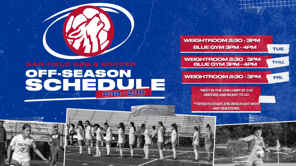 Last week before tryouts! Take advantage and get ready!