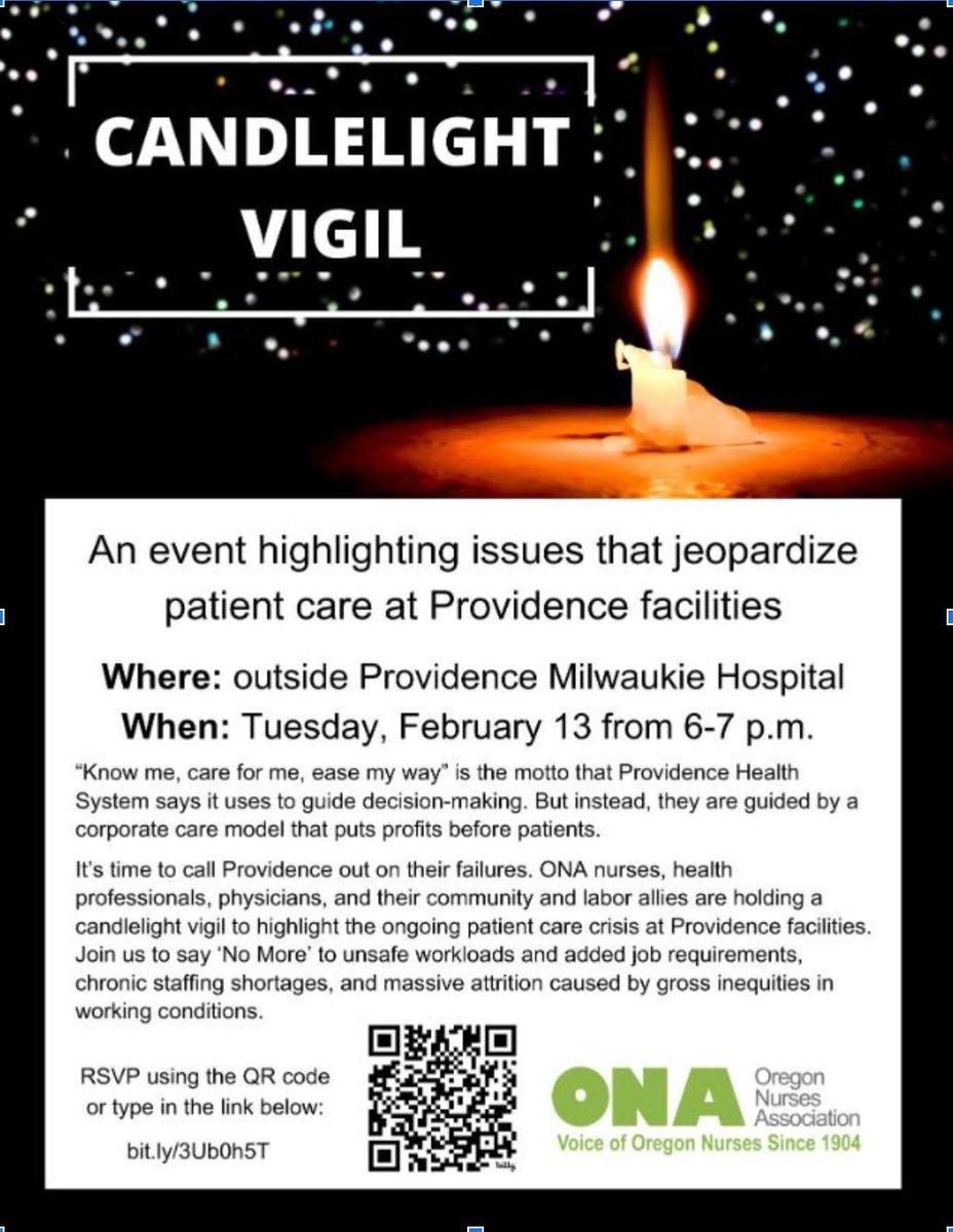 ClackamasDSA's tweet photo. Underfunding of our healthcare system helps the 1%, but it harms patients, healthcare workers, and our communities. Join @OregonNurses this coming Tuesday to stand for a healthcare system that works for us, not corporate profits! https://t.co/CI0uCbgr8Y