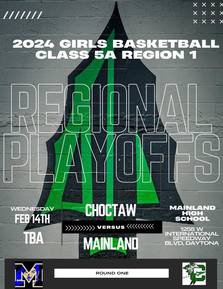 ChoctawWBB's tweet photo. Congrats to our lady Indians! They will play mainland round one for the class 5A regional playoffs! #GATA 💚🖤 #underdogs https://t.co/8iGi2KLSGu