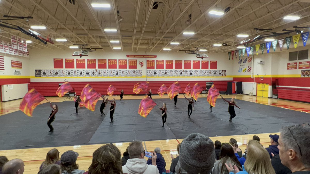 AnkenyGuard's tweet photo. Congratulations to our guard on earning 2nd place at IIMA Marion today! @Ankeny_Hawks @AnkenyBand https://t.co/5ZqRo2dmW6
