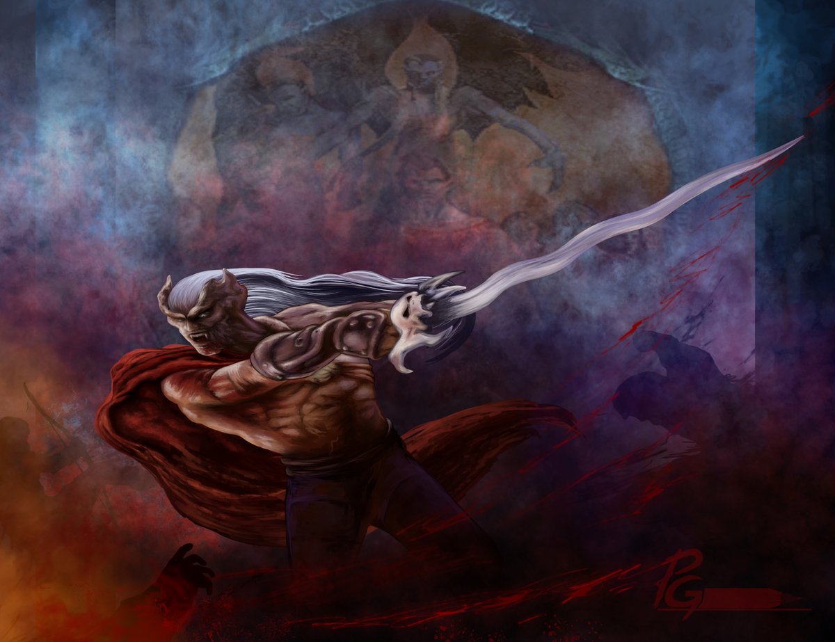 More Blood (Kain)
I have been drawing the model for many years, including for a comic. The base model is from the legendary game Legacy of Kain and Blod Omen.