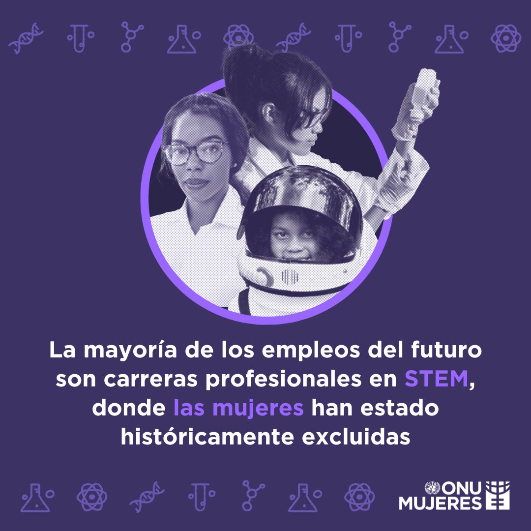 ⚗️🔭🔬 Ha llegado el momento de reconocer las contribuciones de las mujeres en las áreas de la investigación y la innovación, destruir los estereotipos y erradicar la discriminación contra las mujeres y las niñas en la ciencia. ​

#MujeresEnSTEM
#NiñasEnTICs
#CerremosLaBrecha