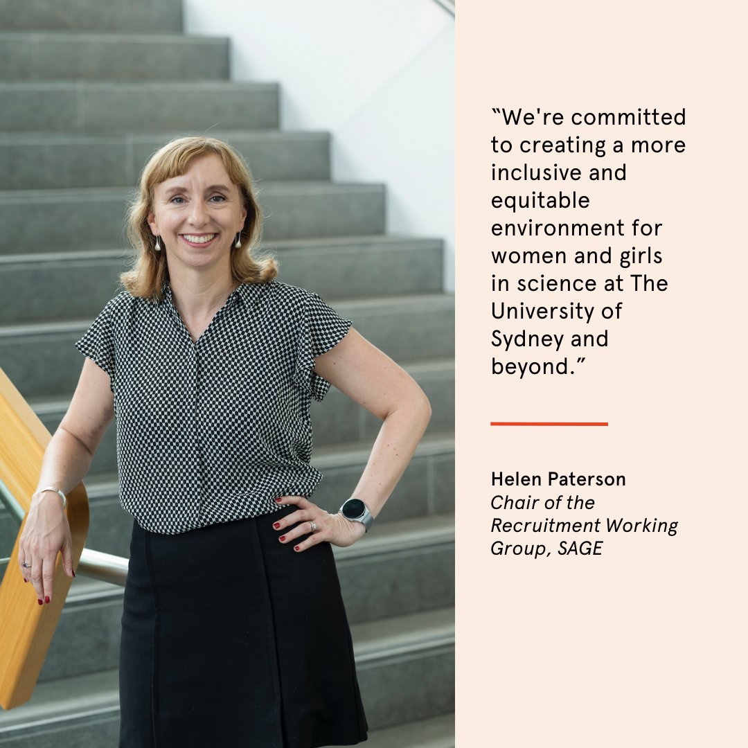 A/prof @patersonhelen, member of @SAGEatSydney Self-Assessment Team reflects on achievements, “From March 2018 to March 2023, there has been a 10% increase in women holding academic and leadership roles within @Sydney_Science – this is just the beginning!” 🎉🎉