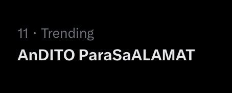 TRIBU_ALAMAT's tweet photo. [TREND ALERT]

#11 (+2) AnDITO ParaSaALAMAT

Lets keep on using our tags. Drop tags below. Pls help repost!

Tags: 
AnDITO ParaSaALAMAT
#DITOwithALAMAT
#ALAMAT @Official_ALAMAT https://t.co/ntsBdjLhGn