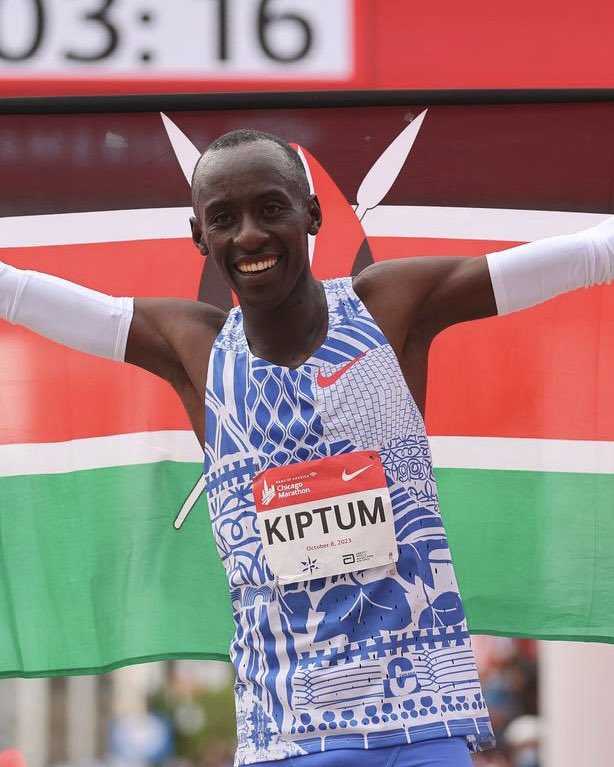 Kenyan long-distance runner and marathon world record holder, Kelvin Kiptum has passed away at the age of 24 🕊️