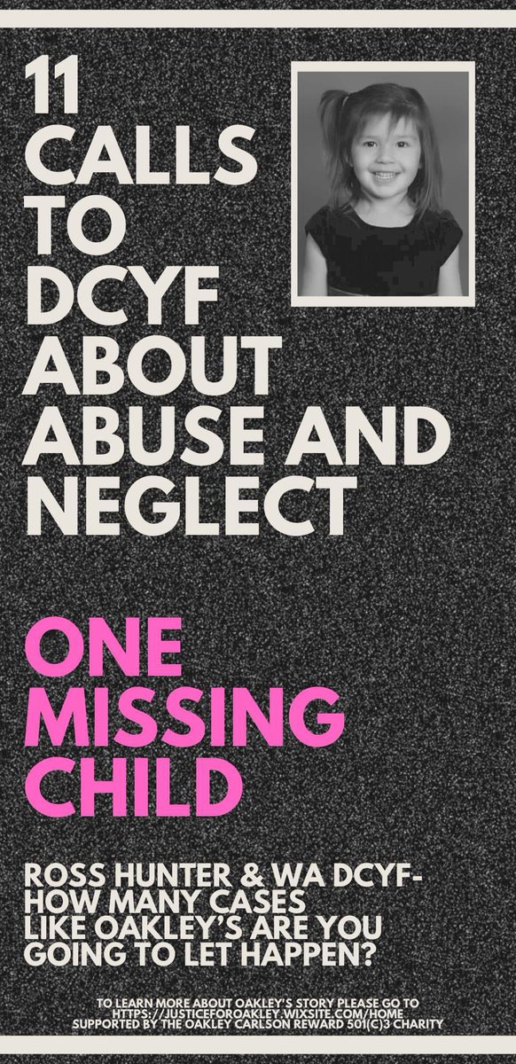 LightTheWay22's tweet photo. #OakleyCarlson was last seen 3 years ago. Sadly @waDCYF could have saved her but they didn’t listen. @jamiejo2005 is Oakley’s biggest advocate &amp; she will never stop questioning @rosshunter &amp; his FAILING state agency! #JusticeForOakley https://t.co/6XejZaOGAP