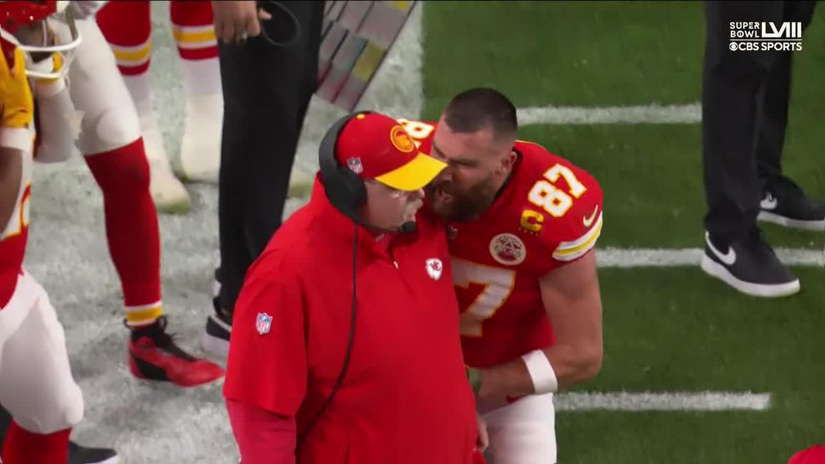 Travis Kelce's sideline outburst defused by Chiefs coach Andy Reid