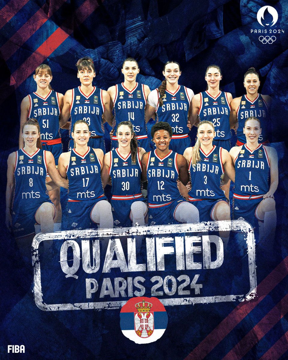 🇷🇸 Serbia lock in their spot in #Paris2024 🙌

#FIBAOQT